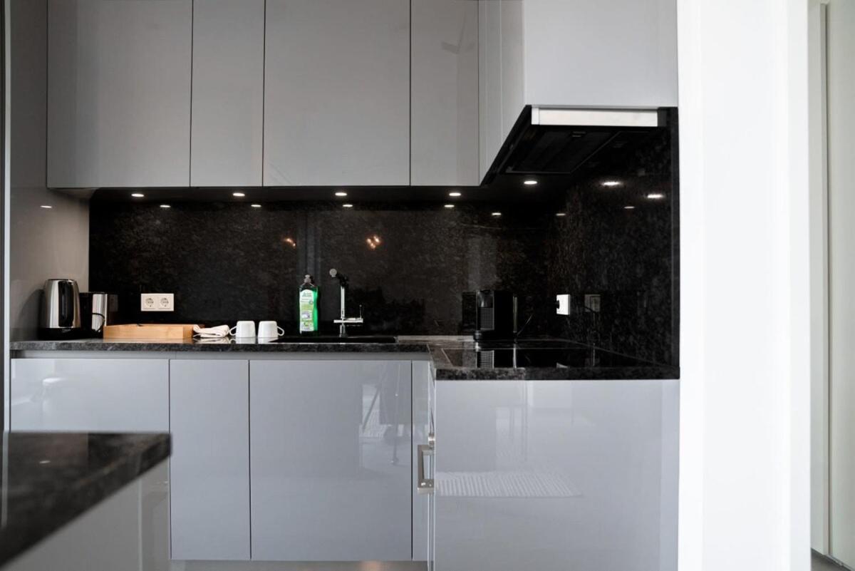 Lux 1br King Bed, Balcony, Near Center Appartement